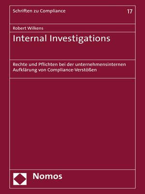 cover image of Internal Investigations